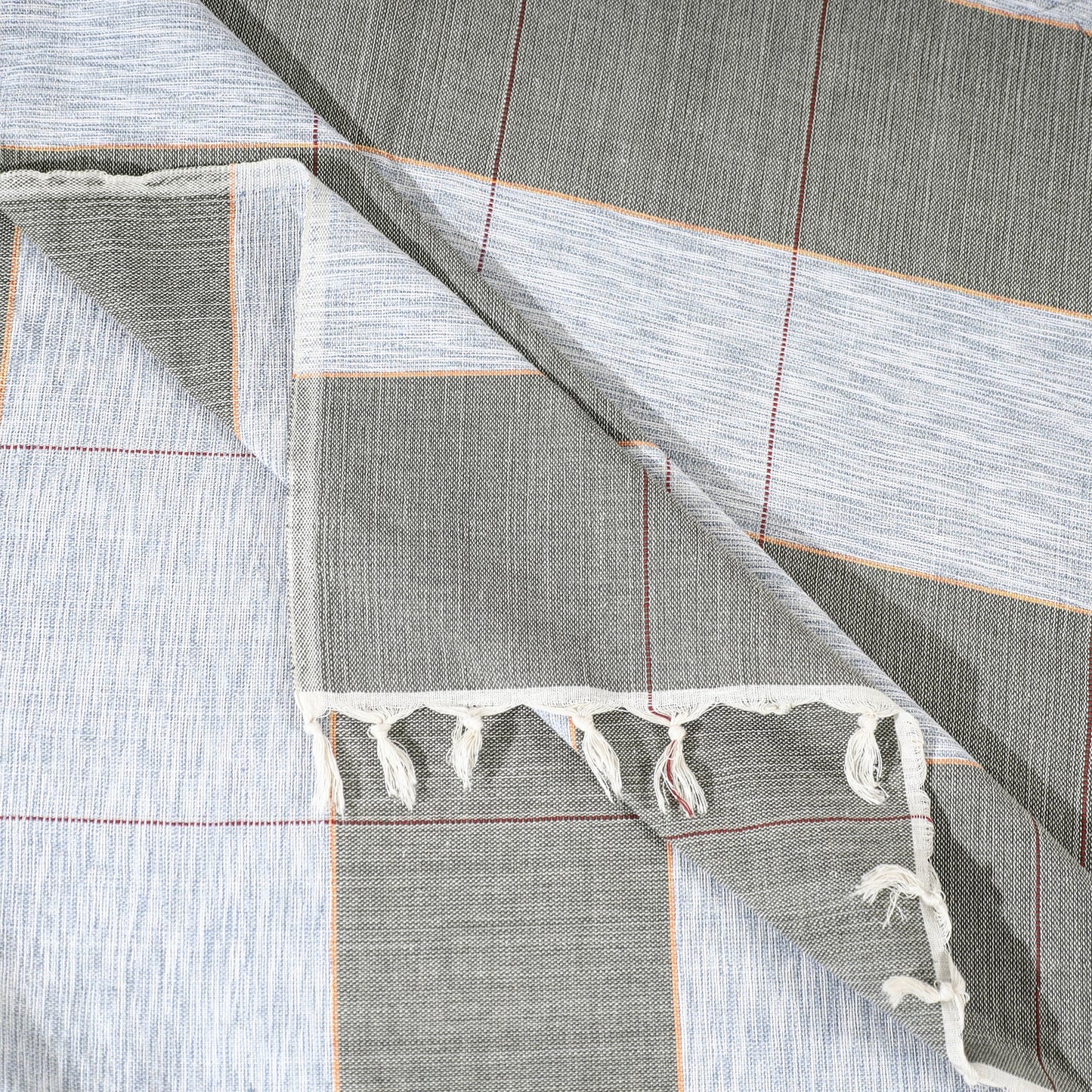 Buy Pure Handloom Cotton Double Bed Cover Online at iTokri.com