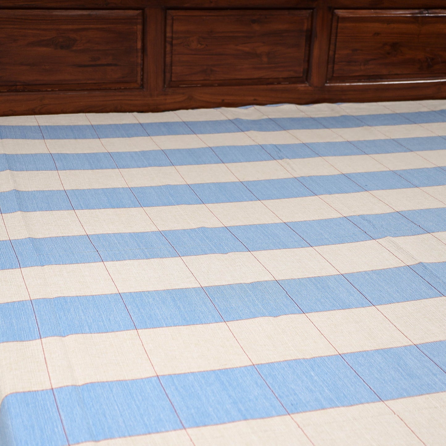 plain double bed cover