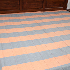 Multicolor - Pure Handloom Cotton Double Bed Cover (108 x 90 in)