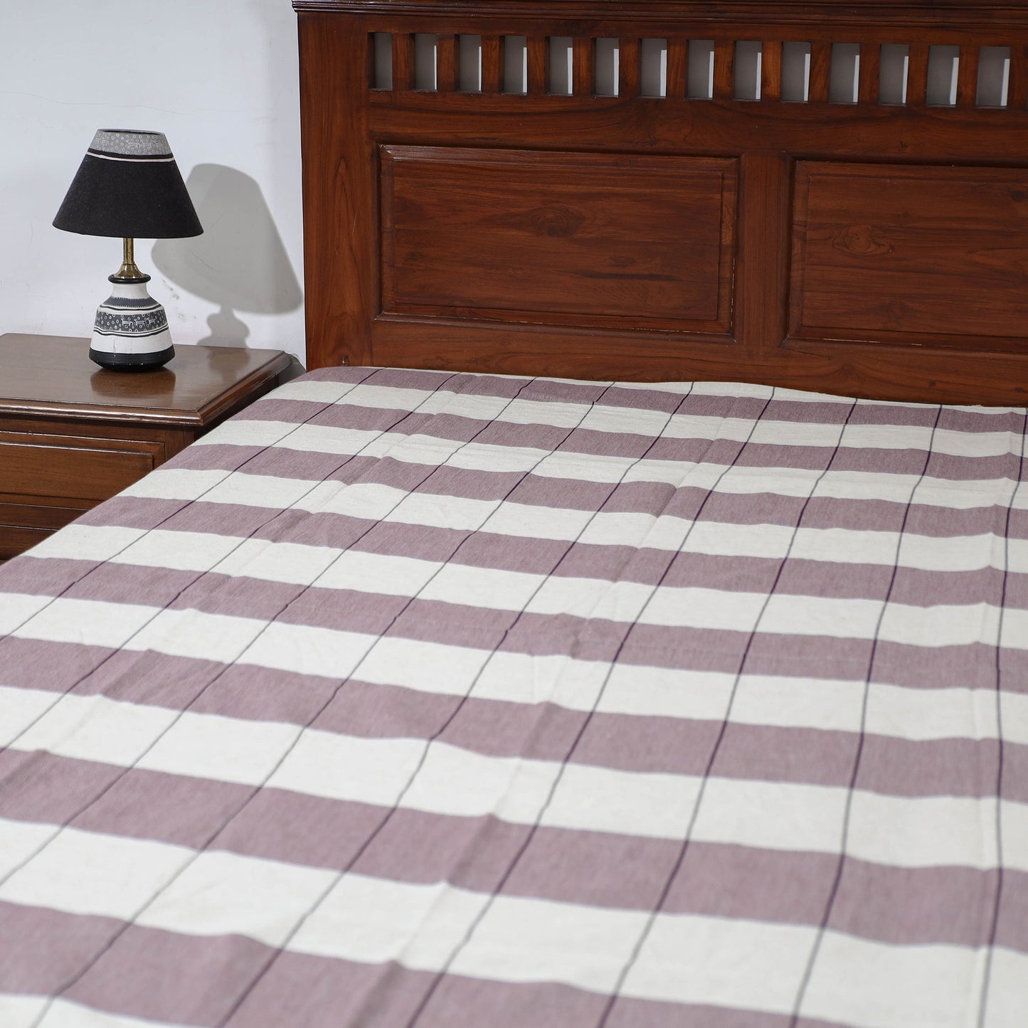 Buy Pure Handloom Cotton Single Bed Cover Online at iTokri.com