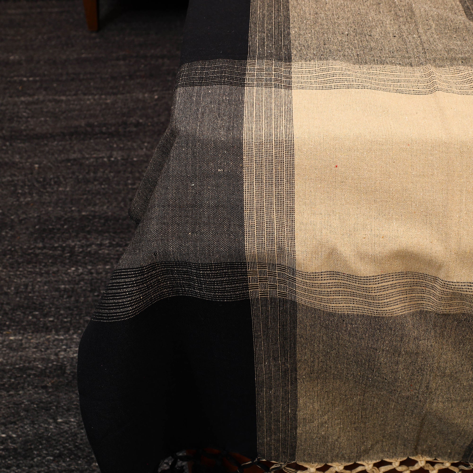 Multicolor - pure handloom cotton single bed cover