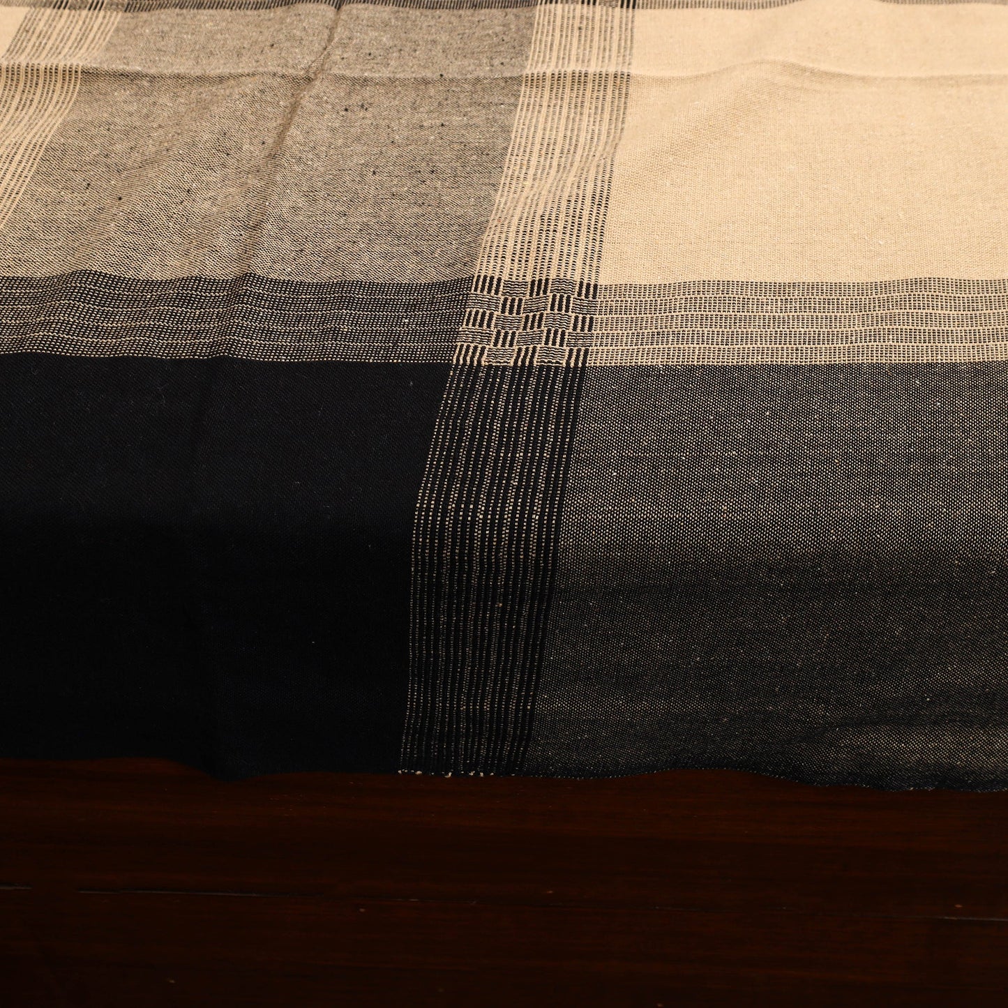 Multicolor - pure handloom cotton single bed cover