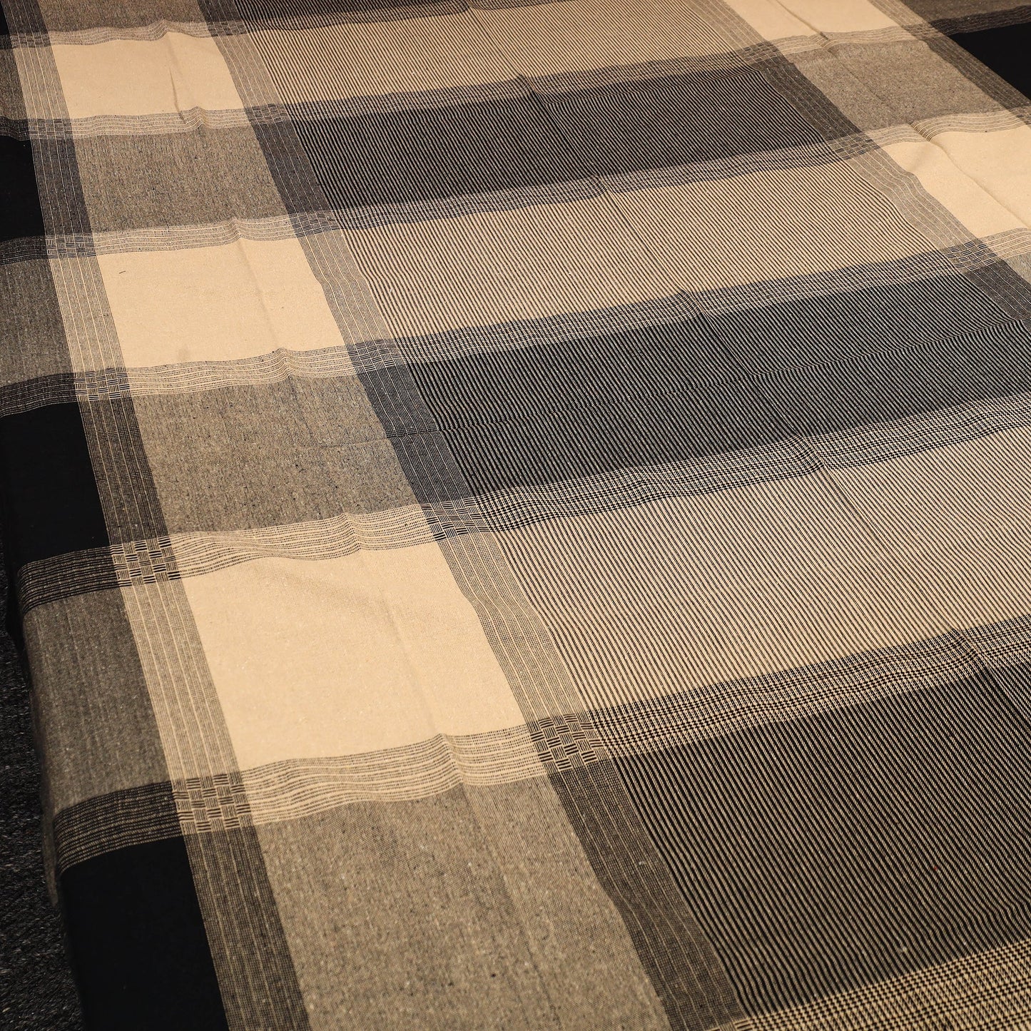 Multicolor - pure handloom cotton single bed cover