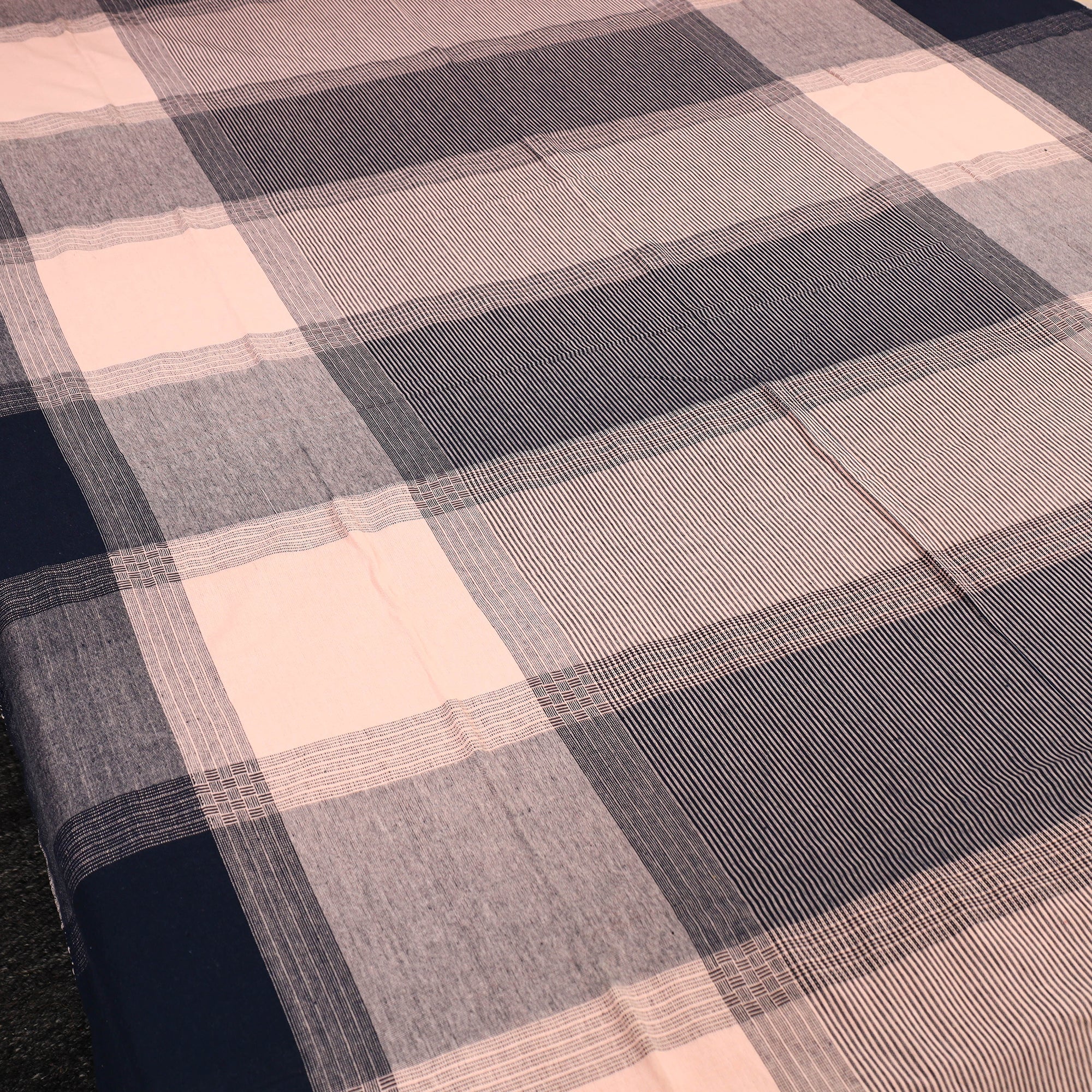 Multicolor - pure handloom cotton single bed cover