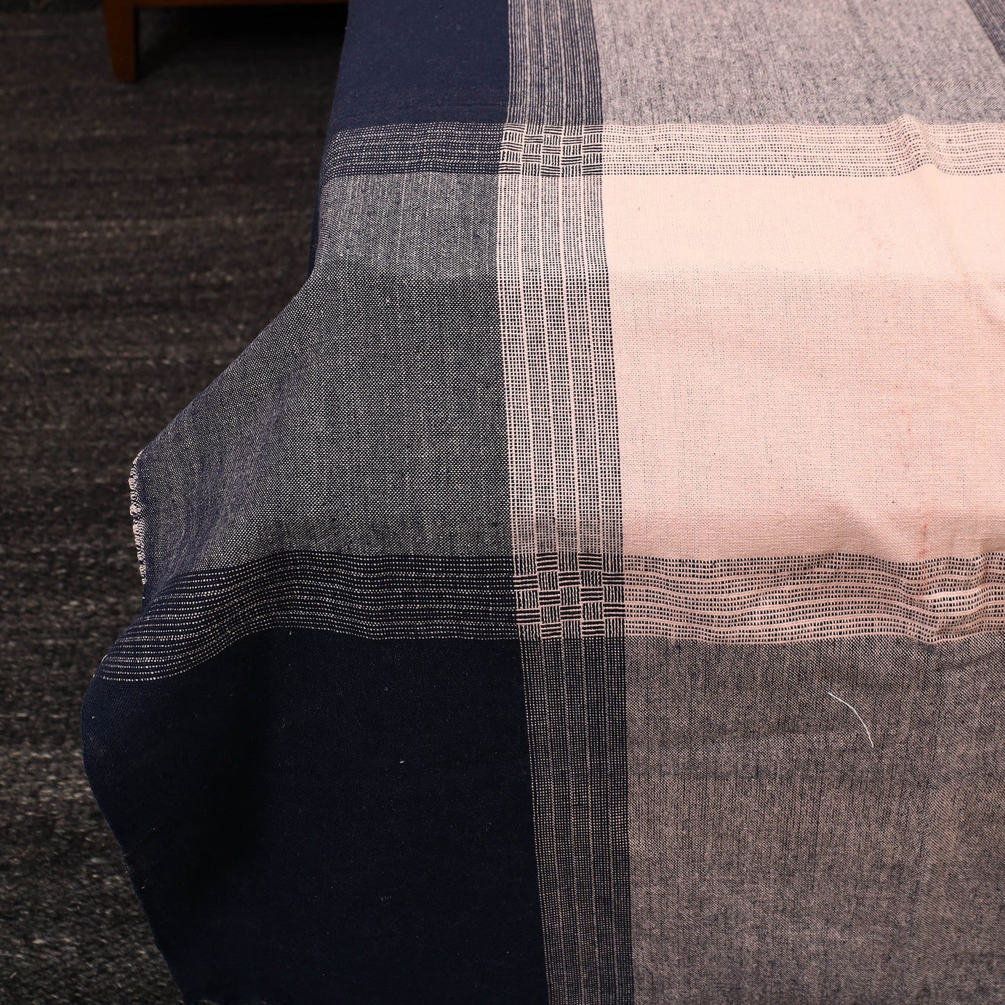 Multicolor - pure handloom cotton single bed cover