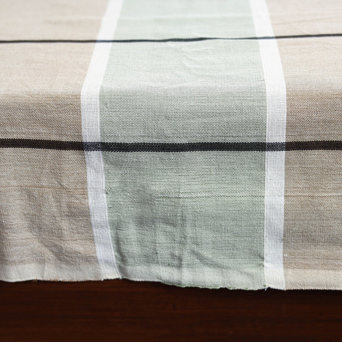 Multicolor - pure handloom double cotton bed sheet (93 x 90