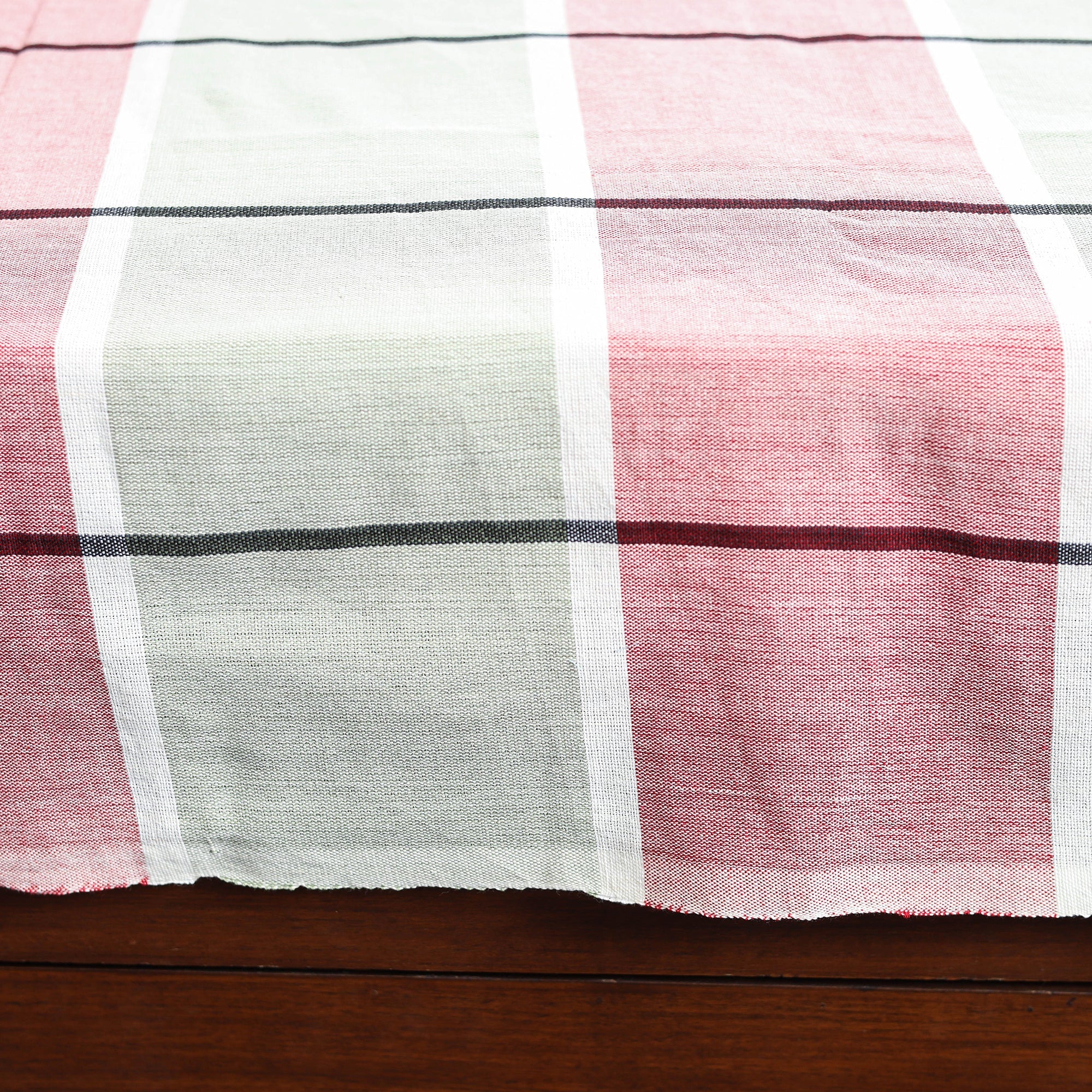 Multicolor - pure handloom double cotton bed sheet (93 x 90