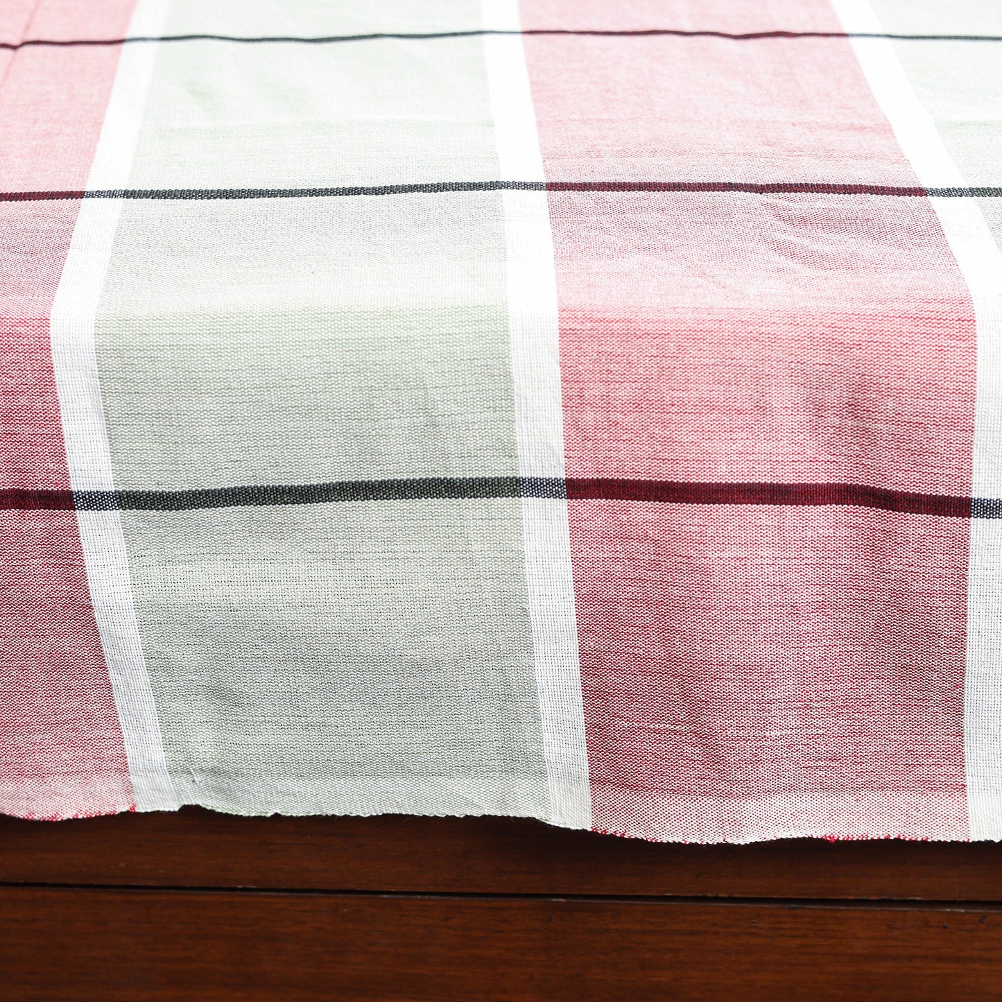 Multicolor - pure handloom double cotton bed sheet (93 x 90