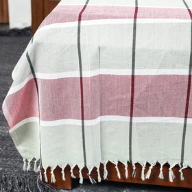 Multicolor - pure handloom double cotton bed sheet (93 x 90