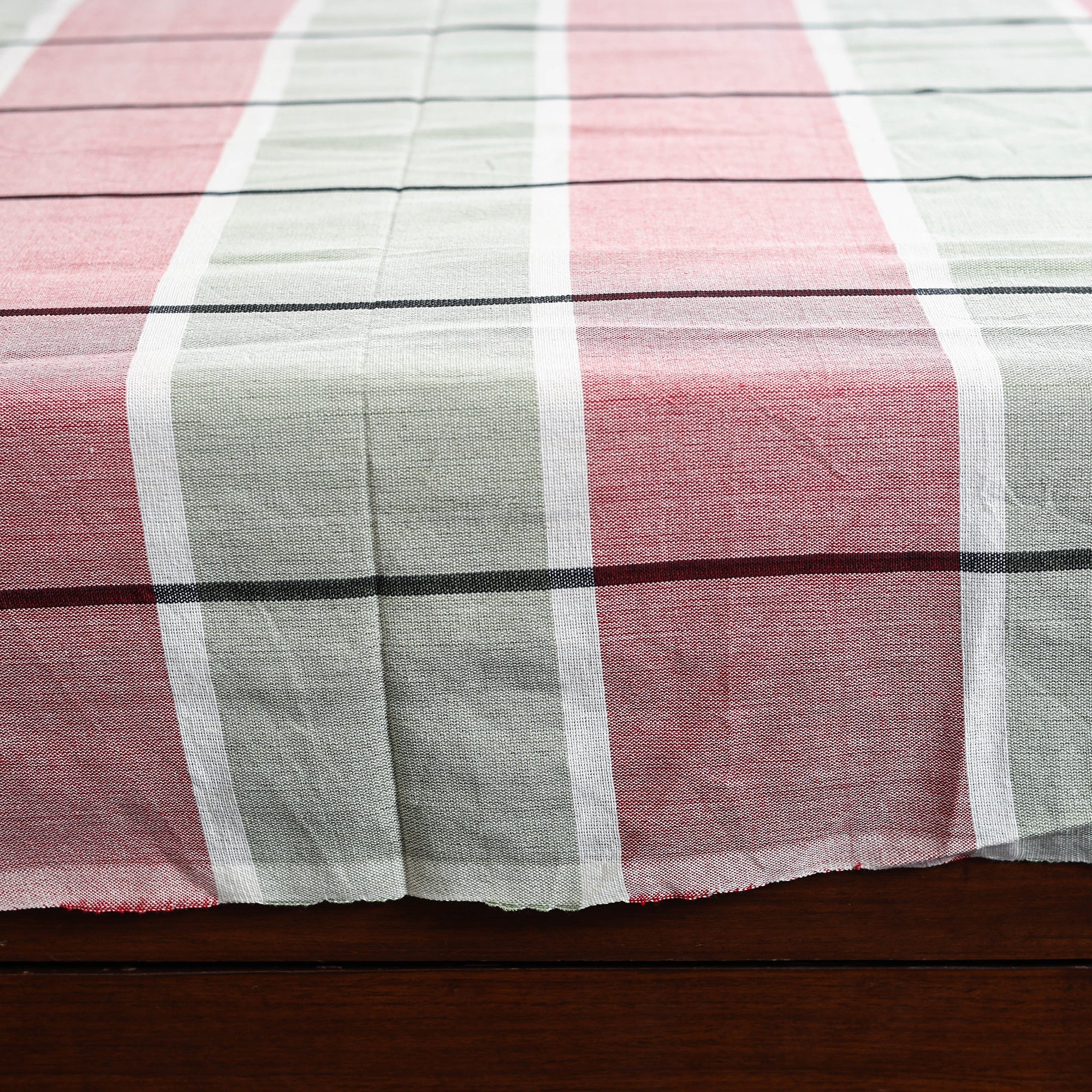 Buy Multicolor Pure Handloom Double Cotton Bed Sheet