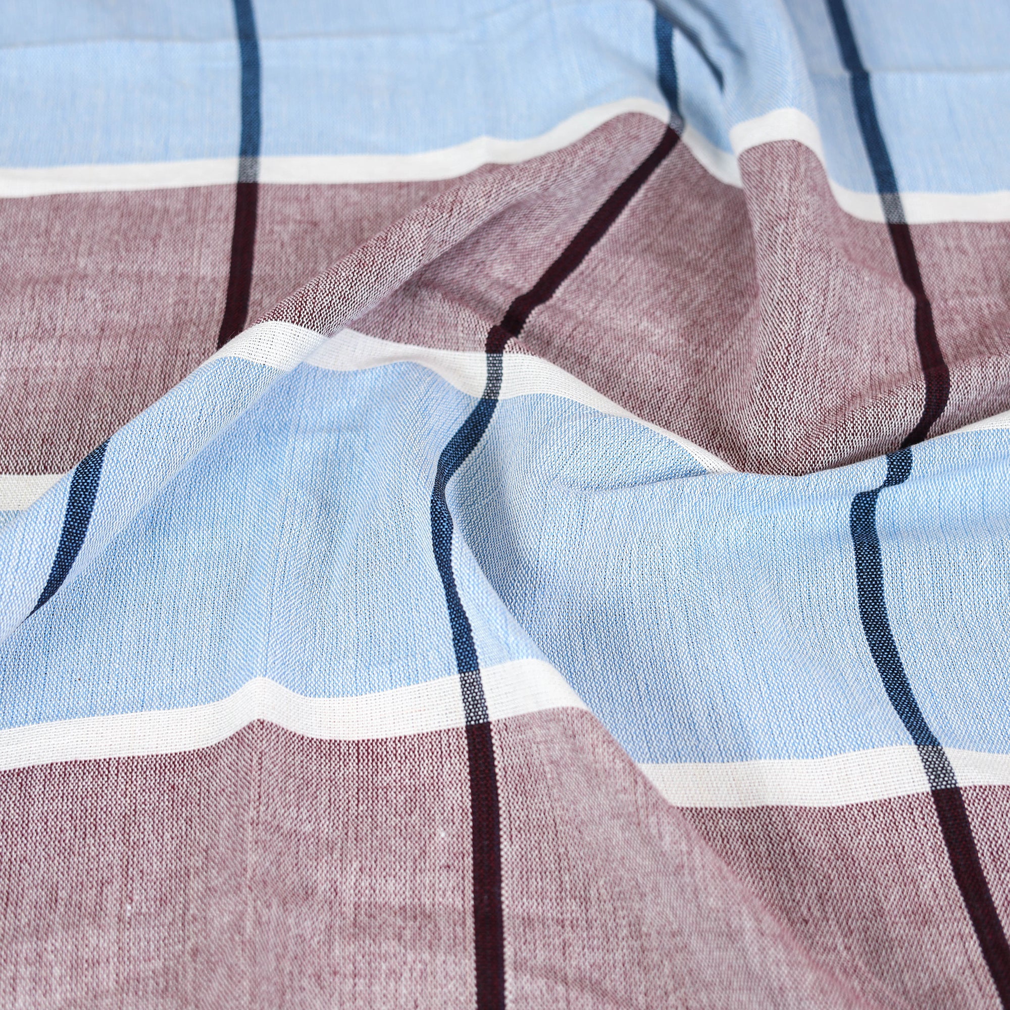 Buy Multicolor Pure Handloom Double Cotton Bed Sheet