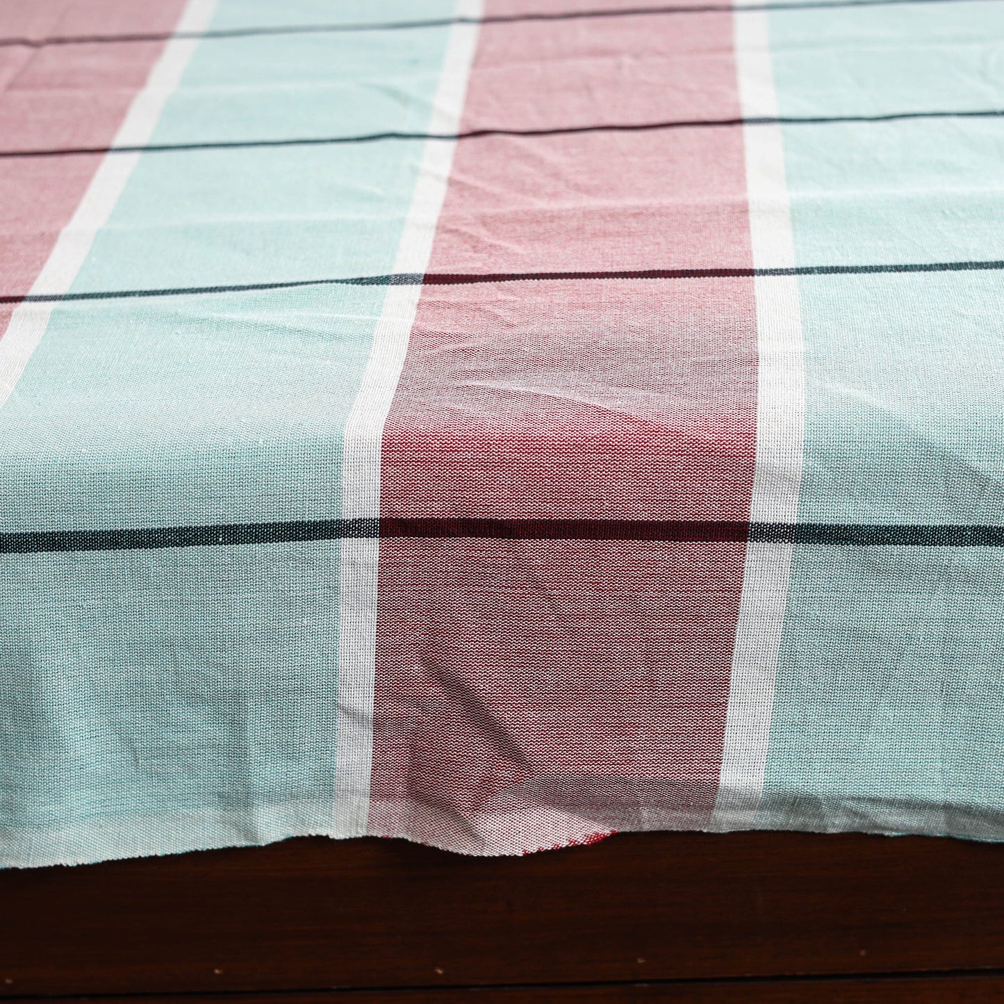 Buy Multicolor Pure Handloom Double Cotton Bed Sheet