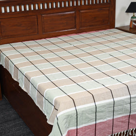 Buy Pure Handloom Double Cotton Bed Sheet 
