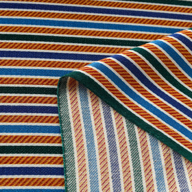 Multicolor - pure handloom silk cotton mashru fabric (width