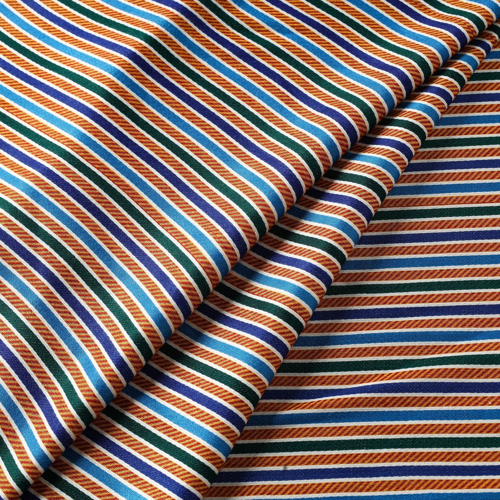 Multicolor - pure handloom silk cotton mashru fabric (width