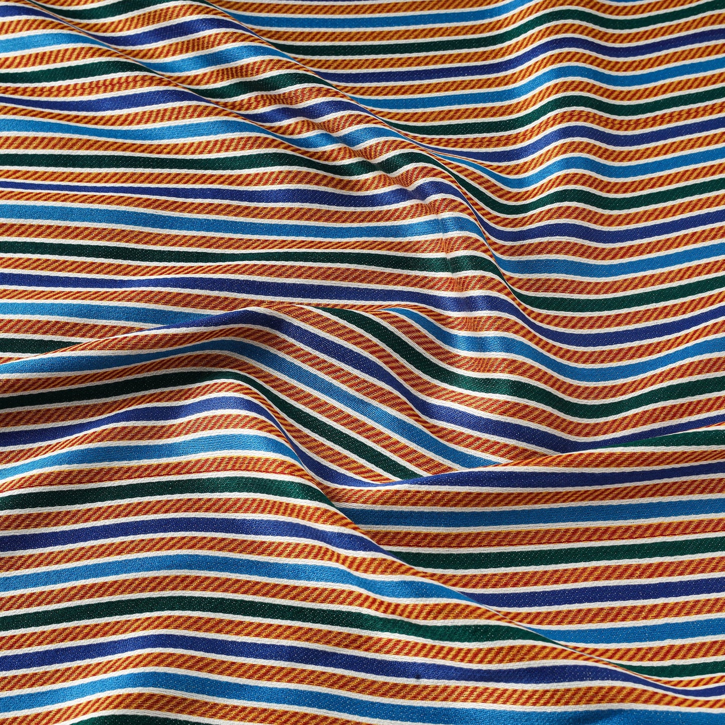 Multicolor - pure handloom silk cotton mashru fabric (width