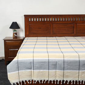 Buy Multicolor Pure Handloom Single Cotton Bed Sheet