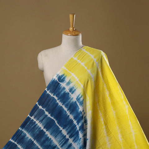 Pure mul cotton tie-dye shibori fabric 03 - handcrafted