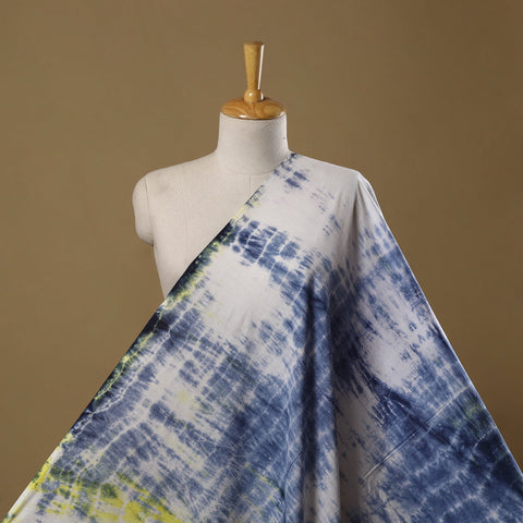 Pure mul cotton tie-dye shibori fabric 11 - handcrafted