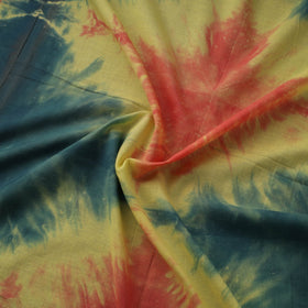 Pure mul cotton tie-dye shibori fabric 12 - handcrafted