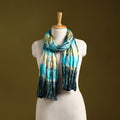 Multicolor - pure silk tie-dye shibori stole 101