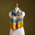 Multicolor - pure silk tie-dye shibori stole 105