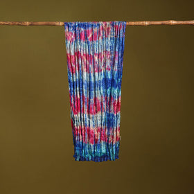 Multicolor - pure silk tie-dye shibori stole 123