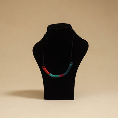 Quirklets handpainted clay pendant necklace 02 - handcrafted