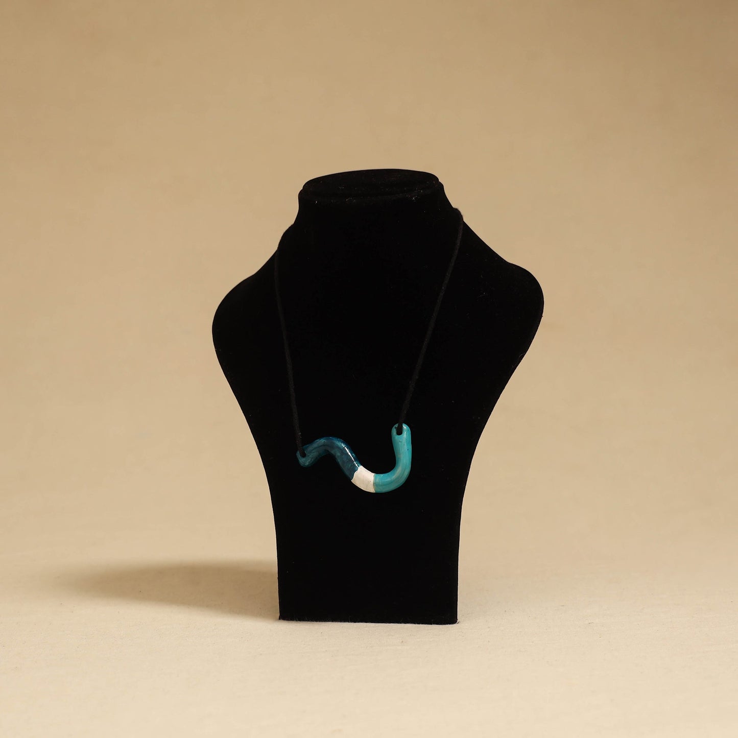 Quirklets handpainted clay pendant necklace 10 - handcrafted