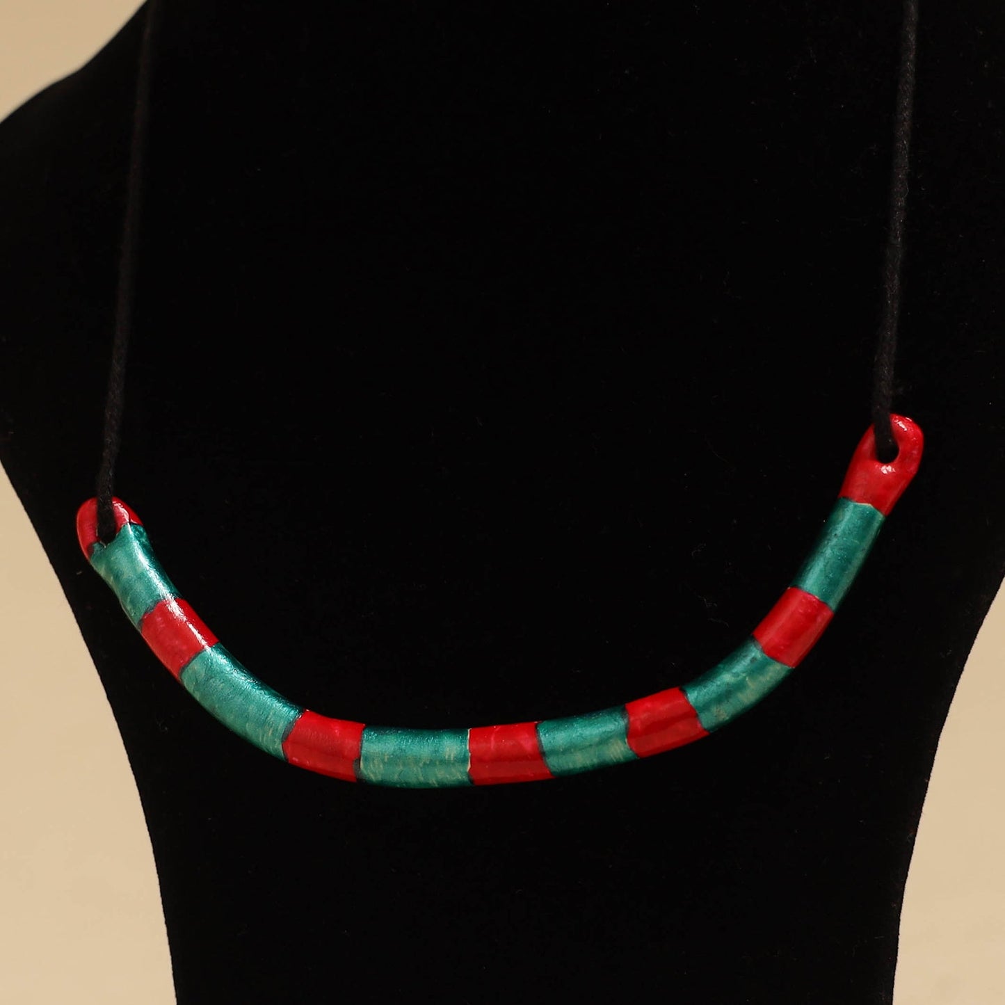 Quirklets handpainted clay pendant necklace 14 - handcrafted