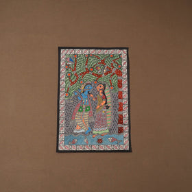 Handpainted madhubani painting by hira devi (22 x 15 in) 19