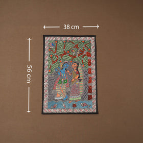 Handpainted madhubani painting by hira devi (22 x 15 in) 19