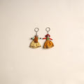 Multicolor - rajasthani puppet couple handmade keychain