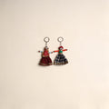 Multicolor - rajasthani puppet couple handmade keychain