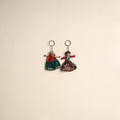 Multicolor - rajasthani puppet couple handmade keychain