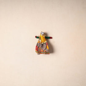 Multicolor - rajasthani puppet couple handmade magnet (set