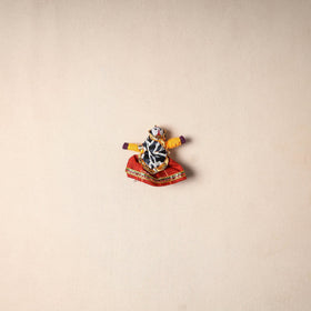 Multicolor - rajasthani puppet couple handmade magnet (set