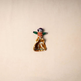 Multicolor - rajasthani puppet couple handmade magnet (set
