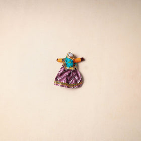Multicolor - rajasthani puppet couple handmade magnet (set