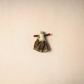 Multicolor - rajasthani puppet couple handmade magnet (set