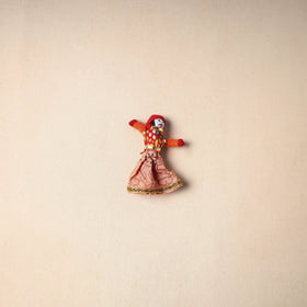Multicolor - rajasthani puppet couple handmade magnet (set