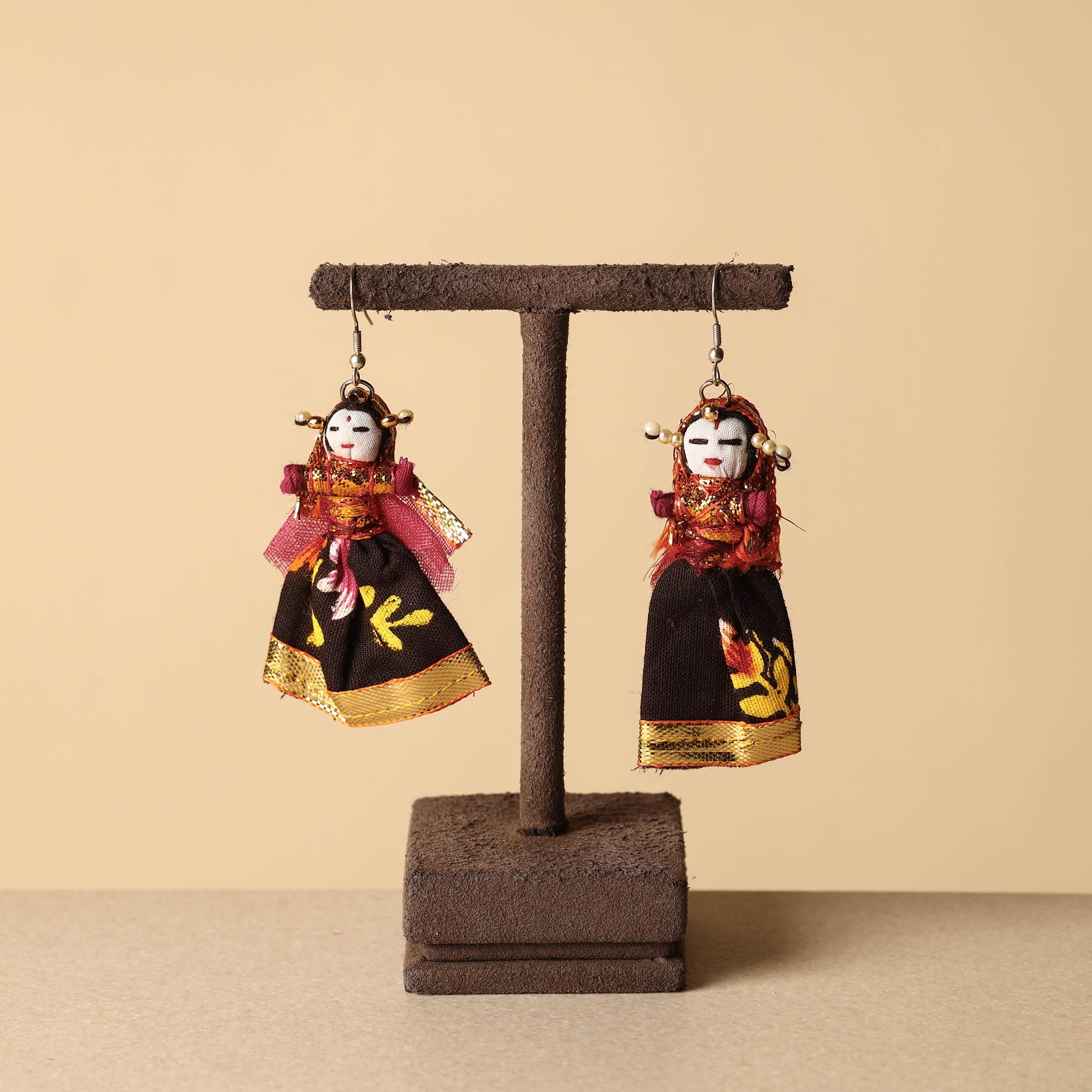  Rajasthani Puppet Handmade Earrings 