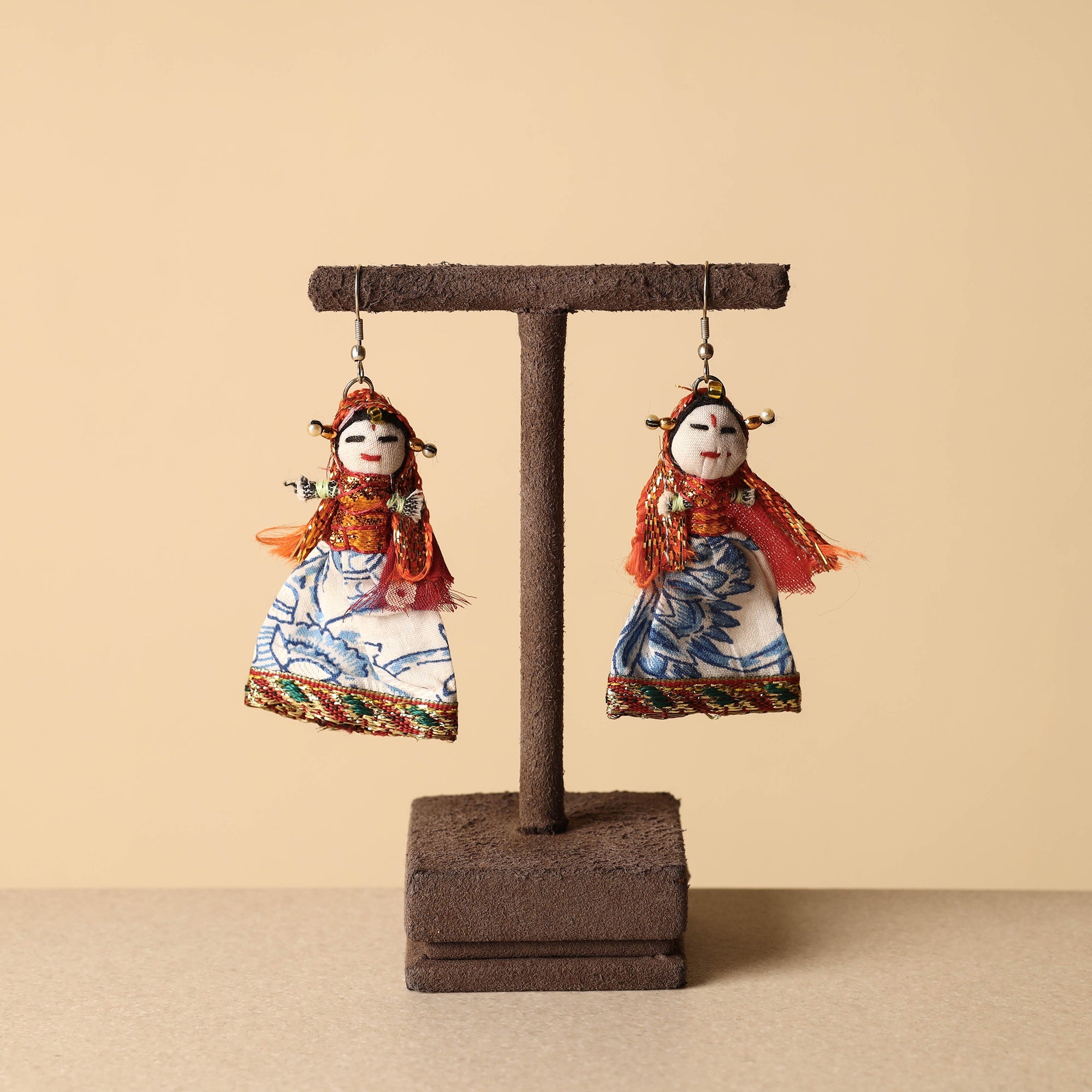  Rajasthani Puppet Handmade Earrings 