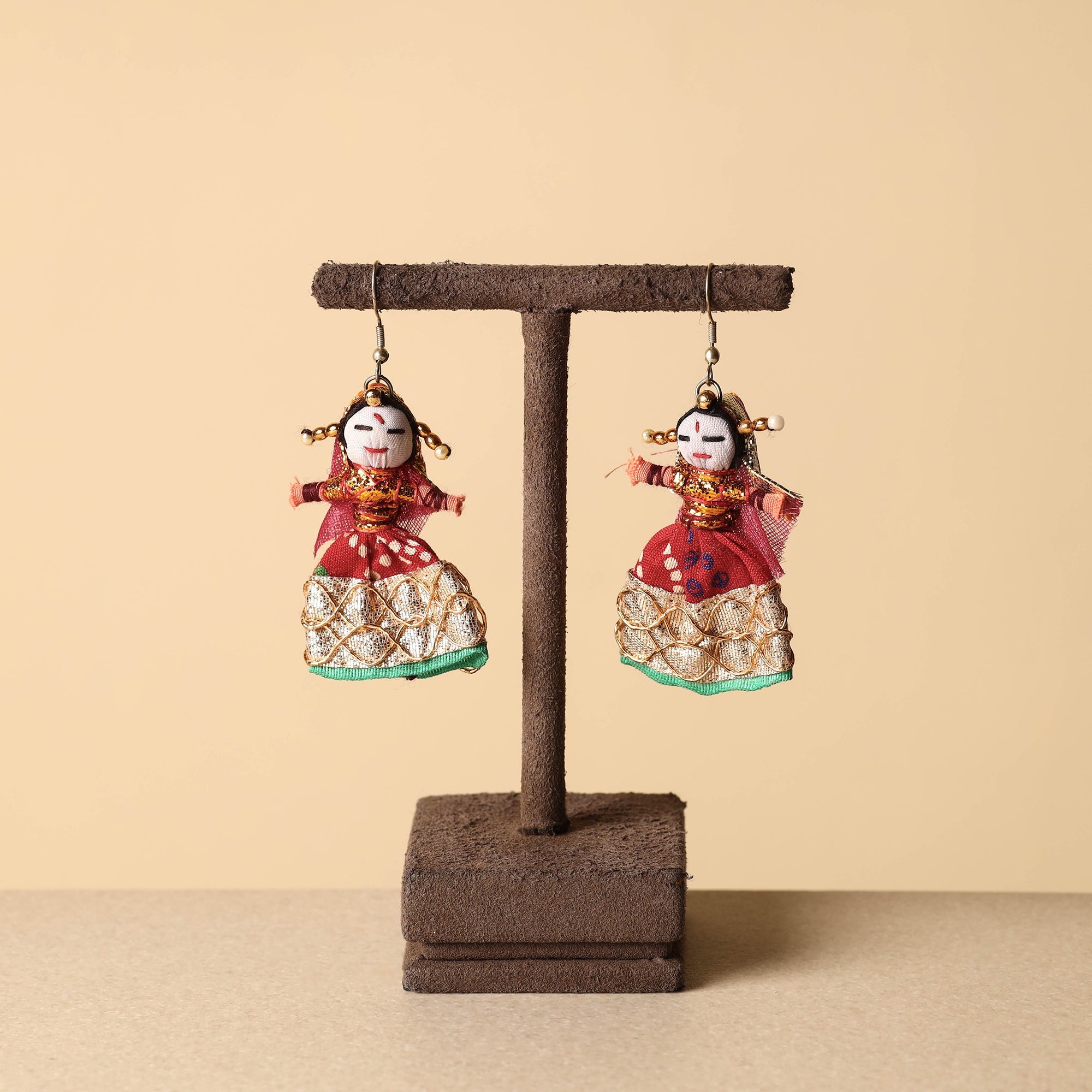  Rajasthani Puppet Handmade Earrings 