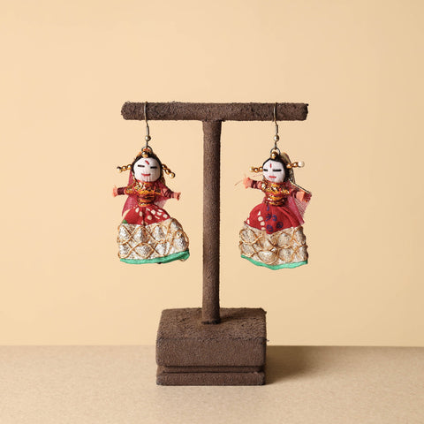  Rajasthani Puppet Handmade Earrings 