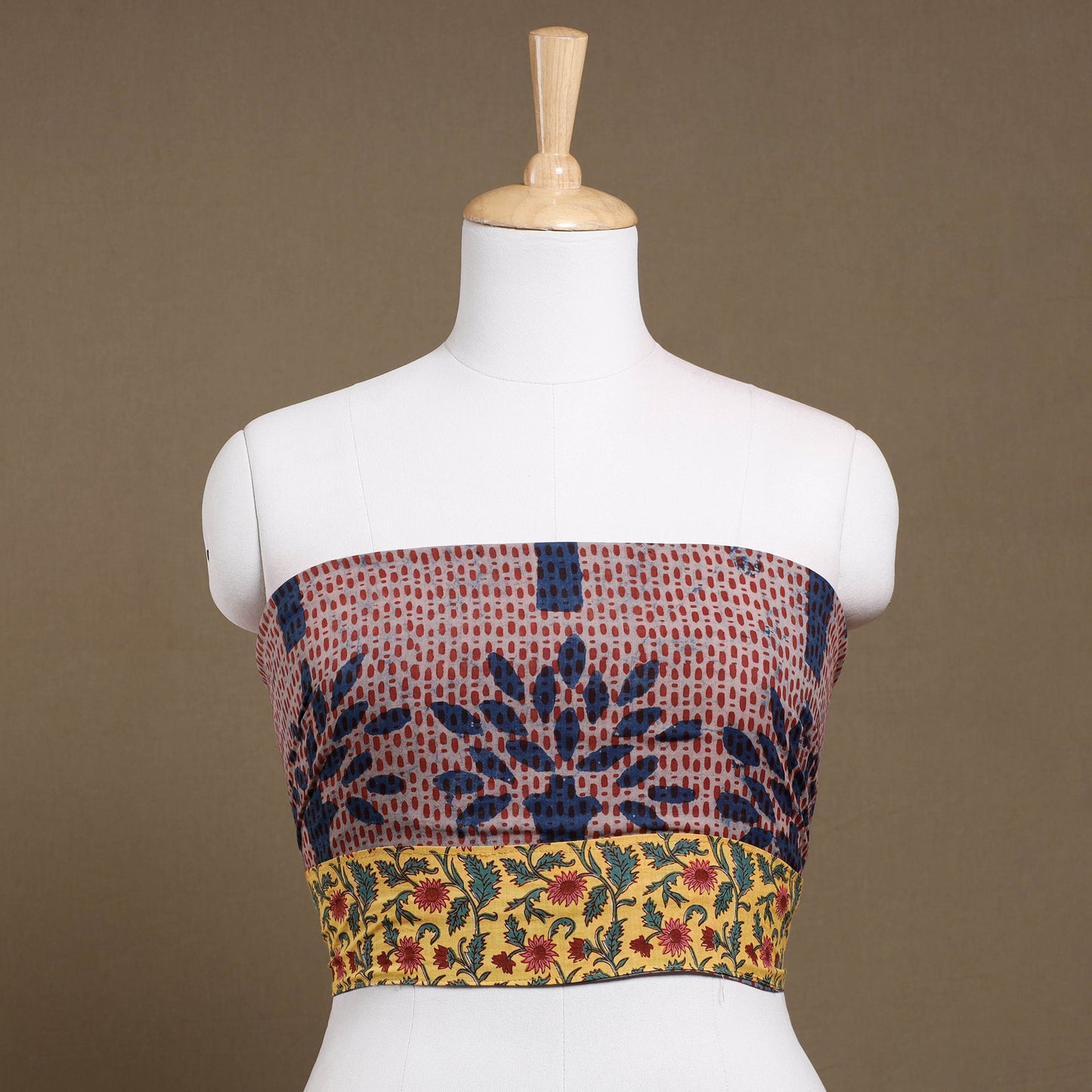 Buy Rangoli Bindaas Block Printed Cotton Blouse Piece 