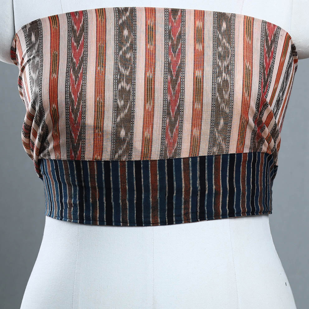 Buy Rangoli Cotton Sambalpuri Ikat Blouse Material Online