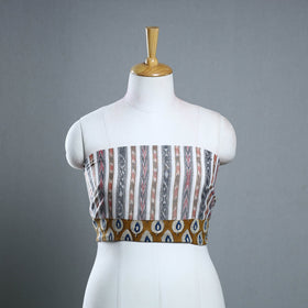 Multicolor - rangoli cotton sambalpuri ikat blouse material