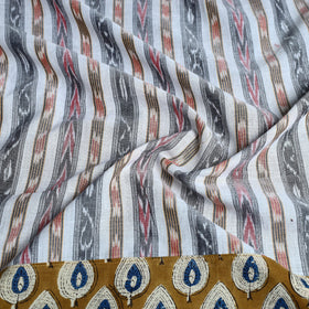 Multicolor - rangoli cotton sambalpuri ikat blouse material