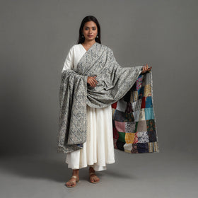 Multicolor - reversible cotton patchwork dupatta 01